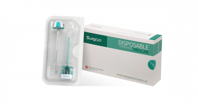 Kit de Trocar Disponível Laparoscópico Trocares Cirúrgicos Médicos para Cirurgia Laparoscópica 5