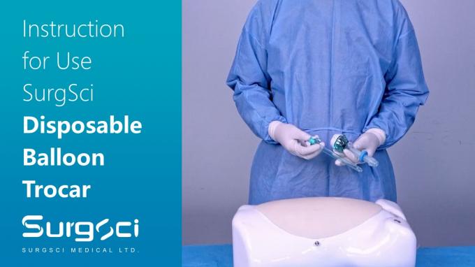 últimas notícias da empresa sobre Como Usar um Trocar de Balões descartável.  0