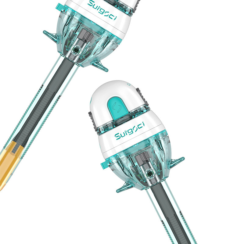 Surgsci CE Marcado 12mm Blade Trocar Laparoscópica descartável Trocar para sala de cirurgia