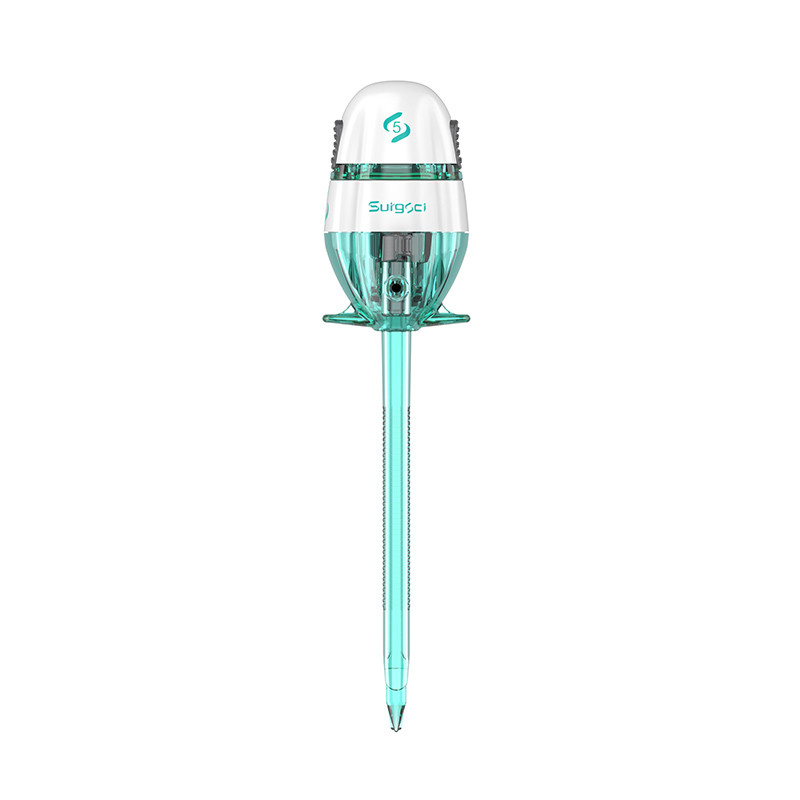 5*100mm Trocar Desutilizável Estéril Sem Lâmina para Cirurgia Torácica Tipo Easypass Surgsci