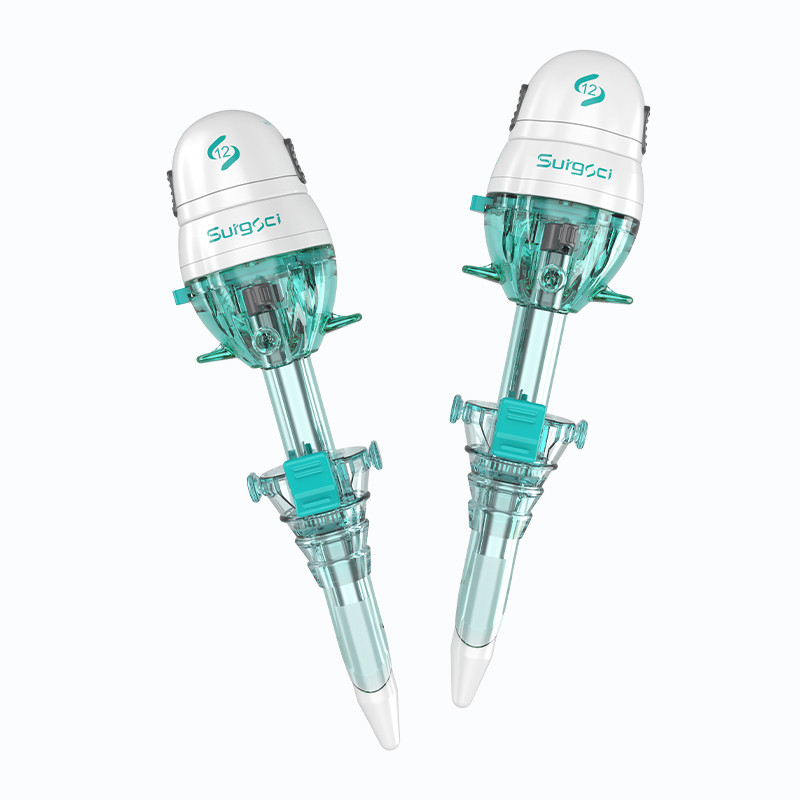 Trocar Descartável Tipo Hasson de 12mm com Certificação CE para Cirurgia Laparoscópica Surgsci Medical