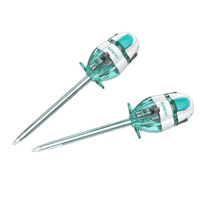 5mm Trocar ótico para uns uso, classe II Trocar Laparoscopic e cânula do tempo